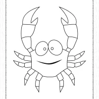 Printable Funny Crab Pdf Coloring Pages 2 printable funny crab pdf coloring pages