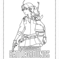 printable pubg pdf coloring pages