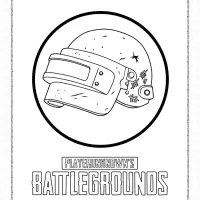 printable pubg pdf coloring sheet
