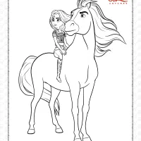 Printable Spirit Untamed Pdf Coloring Pages 1 printable spirit untamed pdf coloring pages