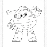 Printable Super Wings Jett Coloring Page 10 printable super wings jett coloring page