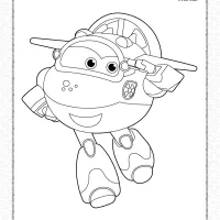 Printable Super Wings Mira Coloring Page 6 printable super wings mira coloring page