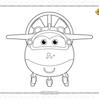 Printable Super Wings Mira Pdf Coloring Sheet 13 printable super wings mira pdf coloring sheet