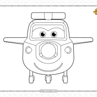 Printable Super Wings Paul Pdf Coloring Book 3 printable super wings paul pdf coloring book