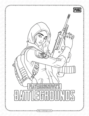Free Pubg Battlegrounds Coloring Pages
