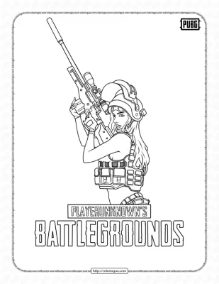 Pubg Battlegrounds Coloring Pages for Boys