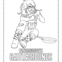 pubg battlegrounds coloring pages for kids