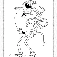 scooby doo pdf coloring pages for kids
