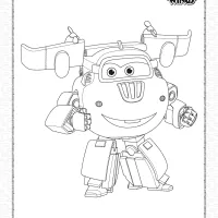 Super Wings Donnie Pdf Coloring Pages 17 super wings donnie pdf coloring pages