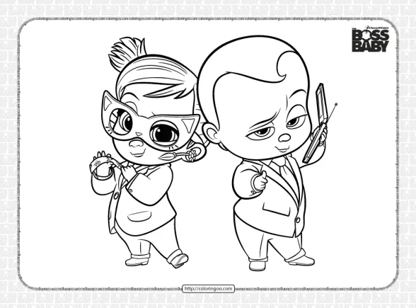 The Boss Baby Family Business Coloring Pages 1 the boss baby family business coloring pages