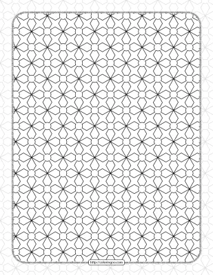 Abstract Geometric Decoration Pattern with Lines