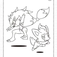 dark type pokemon pdf coloring page