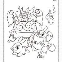 fire type pokemon pdf coloring page