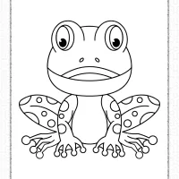 Free Printable Frog Coloring Pages 5 free printable frog coloring pages