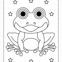 Frog Coloring Pages for Kids 2 frog coloring pages for kids
