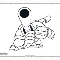 pokemon blastoise pdf coloring page