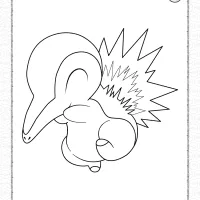 pokemon cyndaquil coloring pages