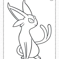 pokemon espeon coloring pages