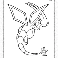 pokemon flygon coloring pages