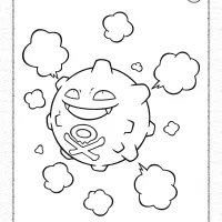 pokemon koffing coloring pages