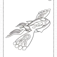 pokemon primal kyogre coloring page