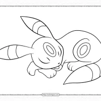 Pokemon Umbreon Coloring Pages