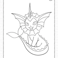 pokemon vaporeon coloring pages