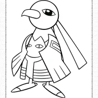 pokemon xatu coloring pages