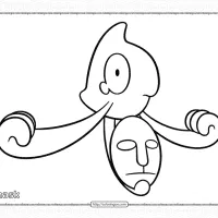 pokemon yamask coloring pages