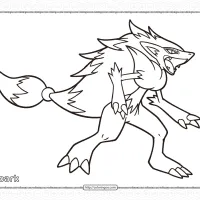 pokemon zoroark pdf coloring pages