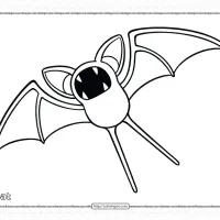 pokemon zubat coloring pages