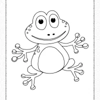 Printable Cartoon Frog Coloring Pages 4 printable cartoon frog coloring pages