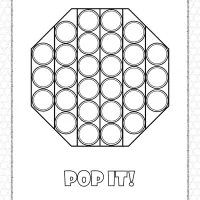 printable octagon pop it coloring pages