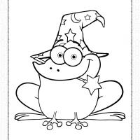 Wizard Frog Coloring Pages 6 wizard frog coloring pages