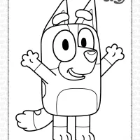 bluey bingo coloring pages