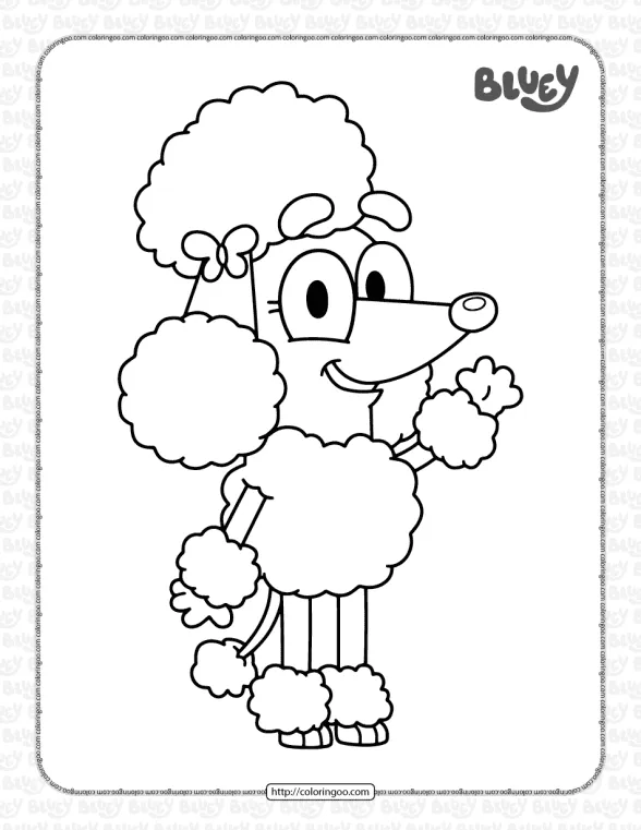 Bluey Coco Coloring Pages 1 bluey coco coloring pages