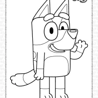 bluey coloring pages for kids