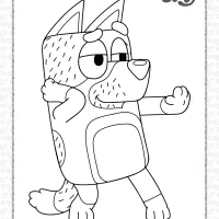 bluey dad coloring pages