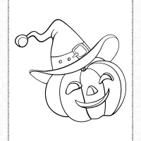 cute halloween pumpkin coloring pages