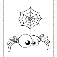 cute spider coloring pages for kids