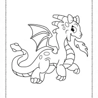Dragon Coloring Pages for Girls 2 dragon coloring pages for girls