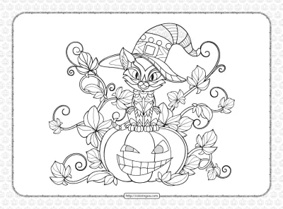 Halloween Coloring Pages for Adults