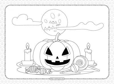 Halloween Coloring Pages for Kids