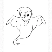 halloween ghost coloring pages for kids