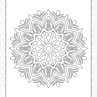 luxury mandala coloring pages for adults