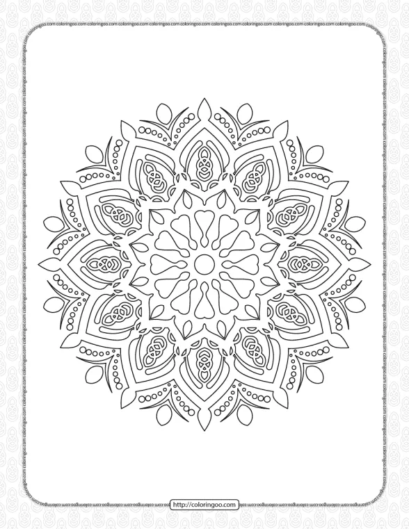 Luxury Mandala Coloring Pages for Adults 1 luxury mandala coloring pages for adults