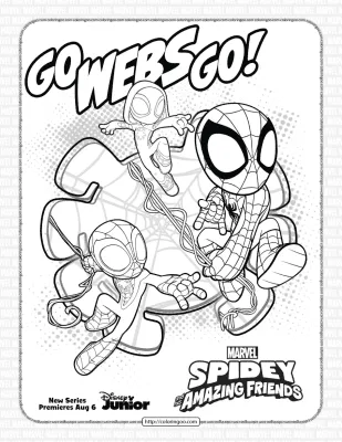 Marvel Spidey and His Amazing Friends Coloring Pages
