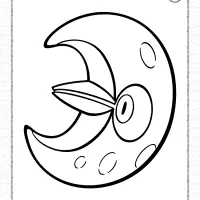 pokemon lunatone coloring pages