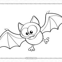 printable halloween bat coloring pages