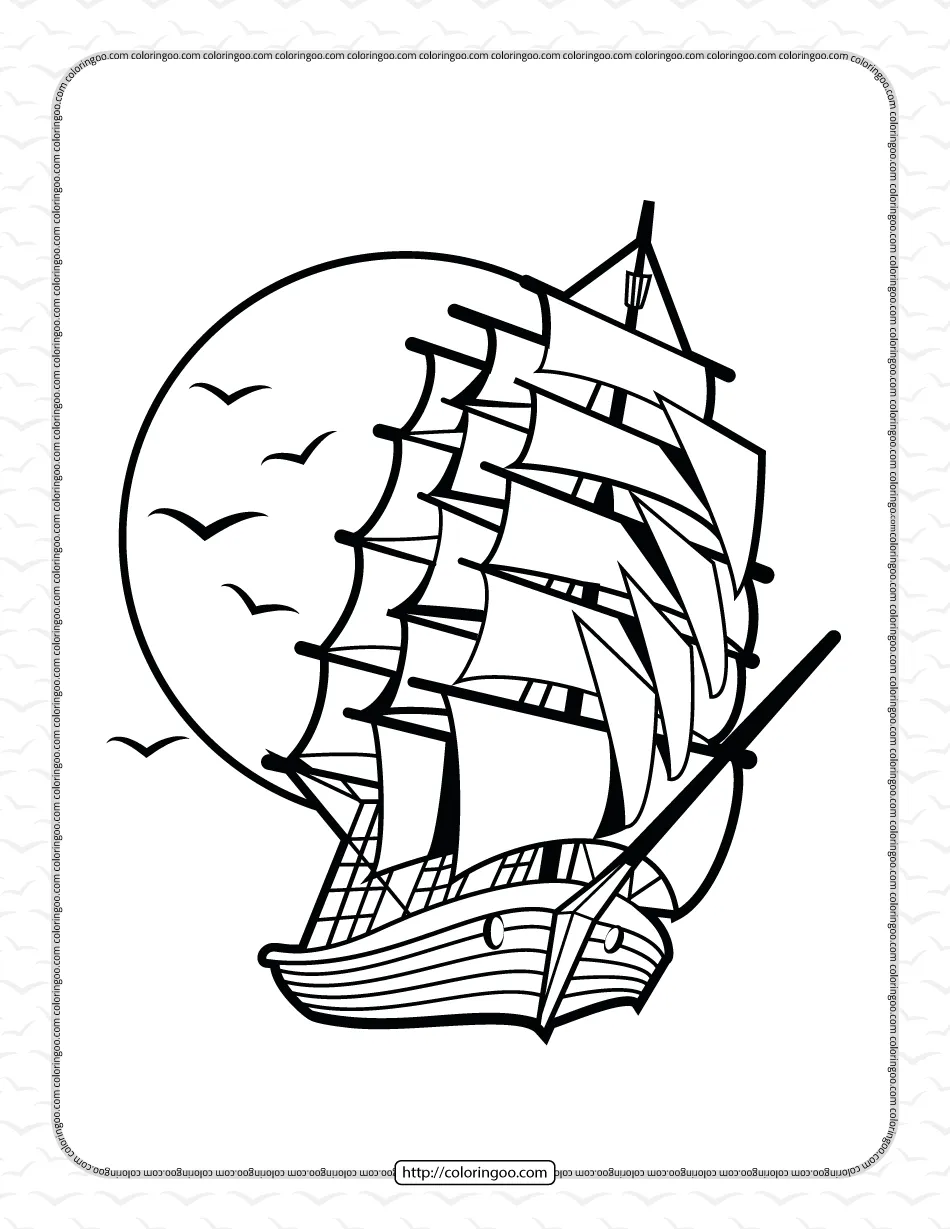 Ship Coloring Pages 1 ship coloring pages